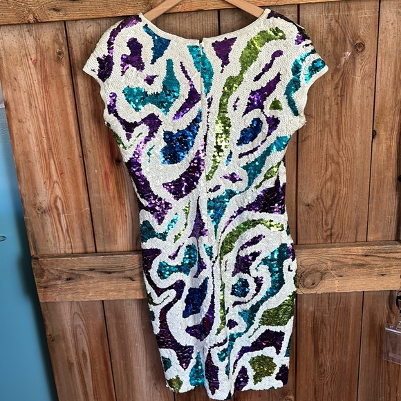 Adrienne Vittadini full sequin 80s vintage - Picture 6 of 6